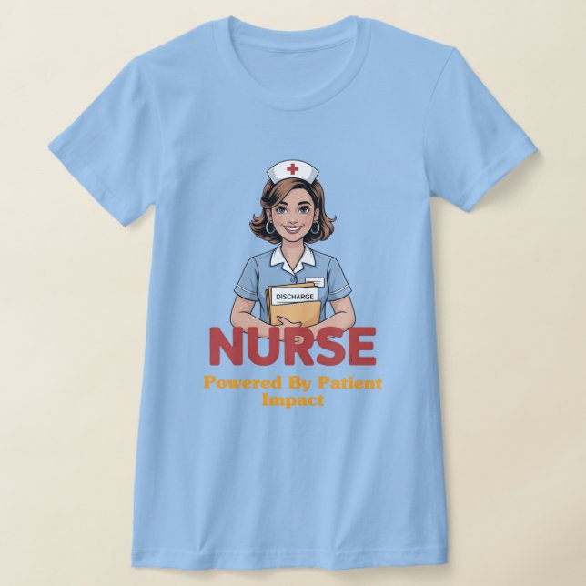 Camiseta Nurse Powered by Coffee T-shirt (Distribución)