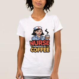 Camiseta Nurse Powered by Coffee T-shirt