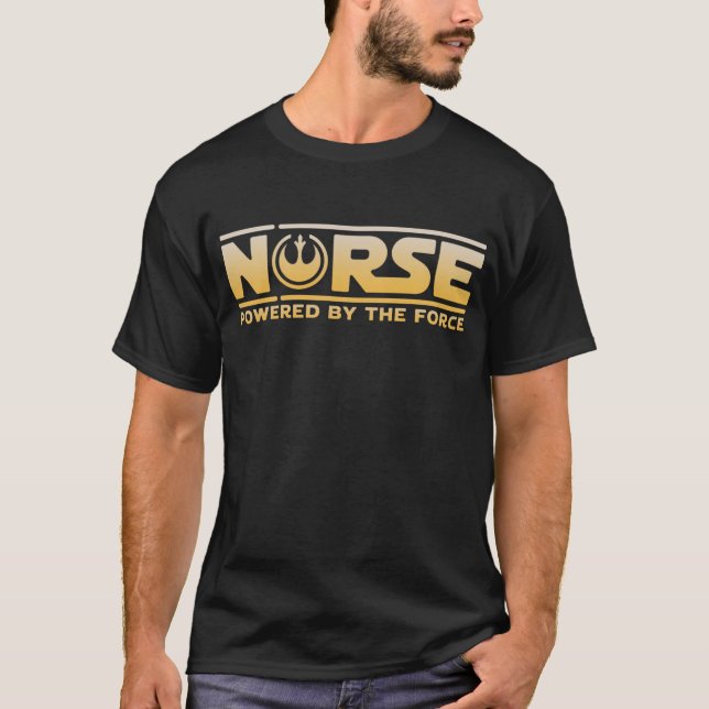 Camiseta Nurse, Powered By The Force (Anverso)