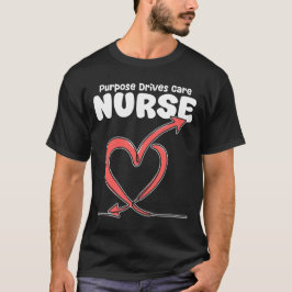 CAMISETA NURSE - PURPOSE DRIVES CARE