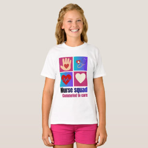 Camiseta Nurse Squad Committed to Care   Camiseta 