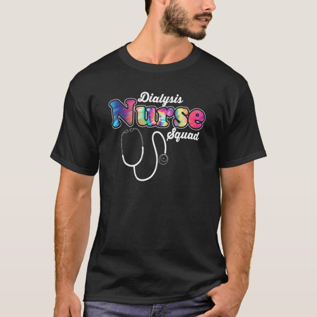 Camiseta Nurse Squad Stethoscope Nursing Dialysis Nurse (Anverso)