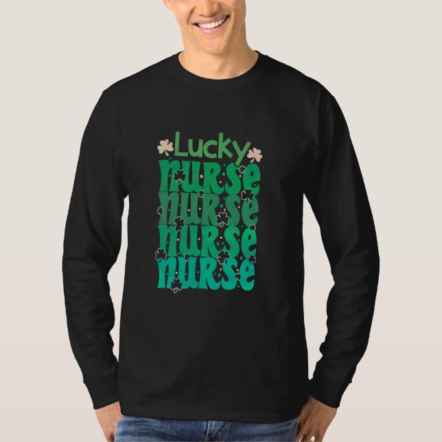 Camiseta Nurse St Patricks Day Lucky Nurse St Patrick's (Anverso)