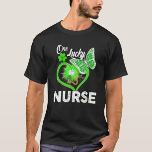 Camiseta Nurse St Patrick's Day Lucky To Be A Nurse Shamroc