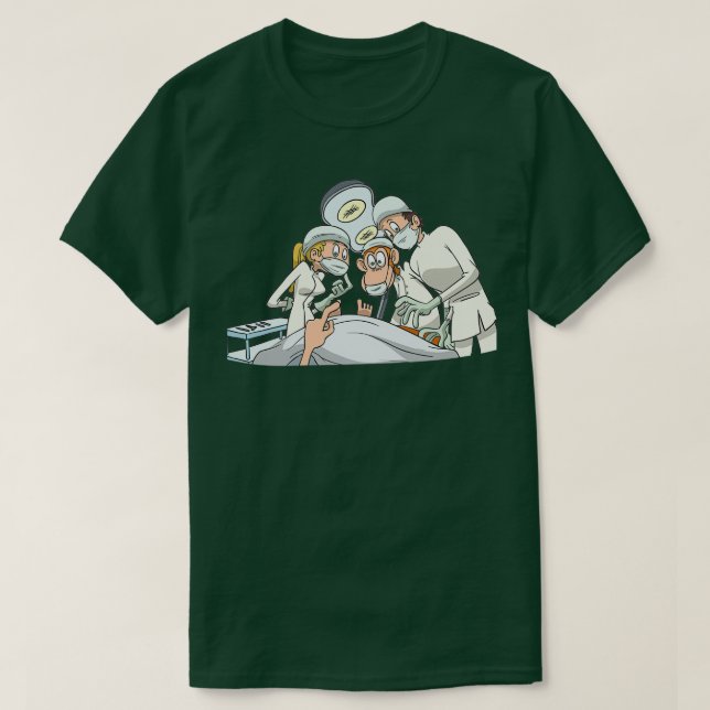 Camiseta Nurse Surgery Team with Doctors (Diseño del anverso)