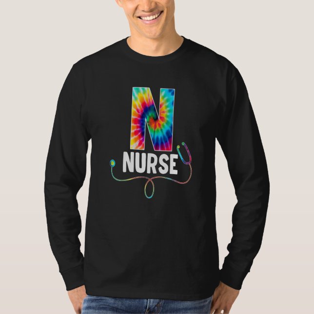 Camiseta Nurse Tie Dye Stethoscope Nurse Week For Nurse 202 (Anverso)