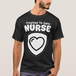 CAMISETA NURSE - TRUSTED TO CARE