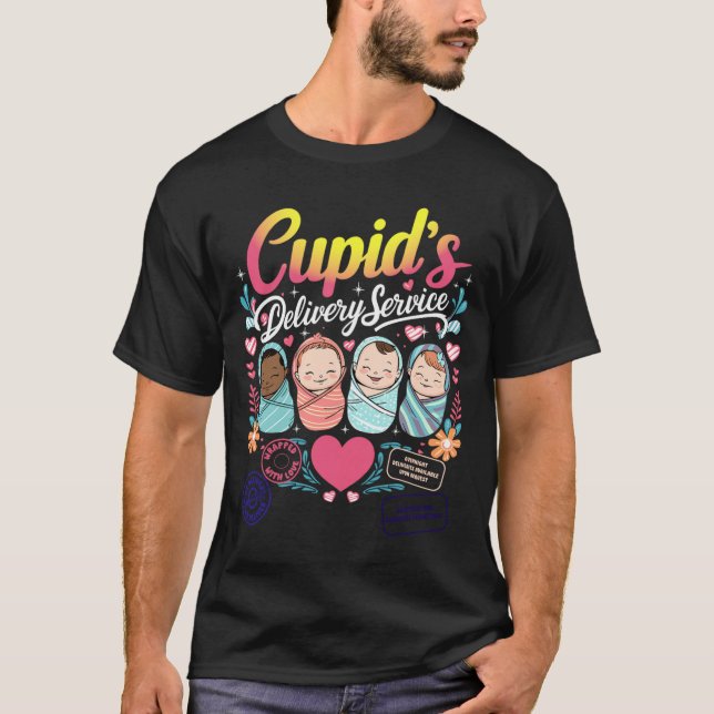Camiseta Nurse Valentine Cuds Delivery Service Labor And  (Anverso)