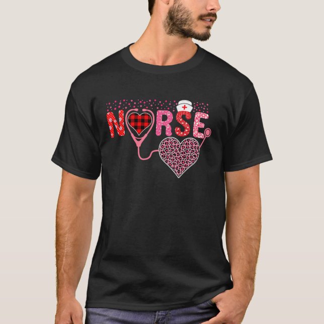 Camiseta Nurse Valentines Day Cupids Favorite Nurse Life Nu (Anverso)