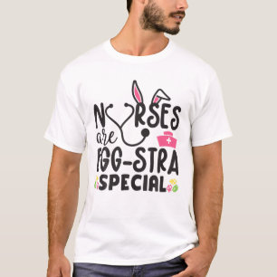 Camiseta Nurses Are Egg-Stra Special, Nurse Bunny Ears Happ