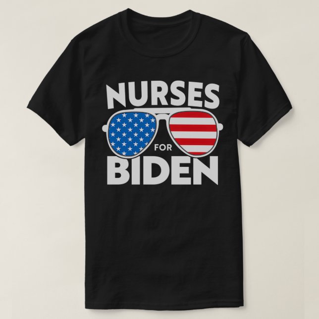 Camiseta Nurses for Biden  Cool Uncle Joe Aviator Vote 2020 (Diseño del anverso)