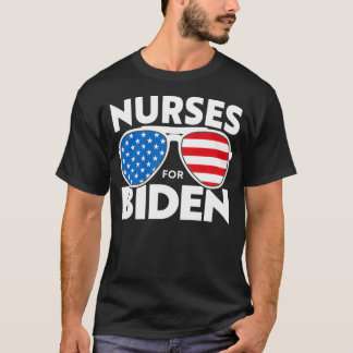 Camiseta Nurses for Biden  Cool Uncle Joe Aviator Vote 2020