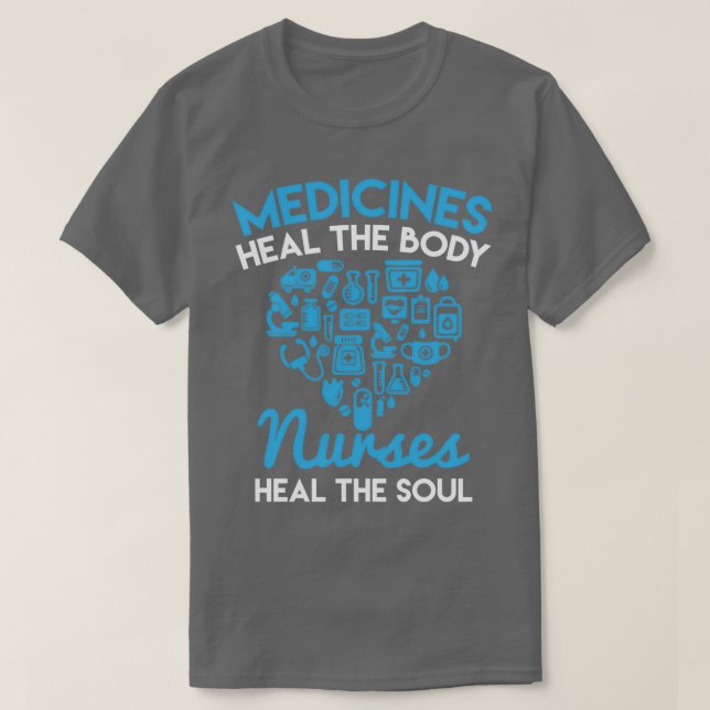 Camiseta Nurses Heal The Soul Shirt 1 (Diseño del anverso)