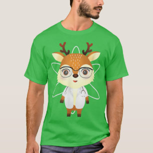 Camiseta Nurses Merry Christmas Celebrations Party Reindeer