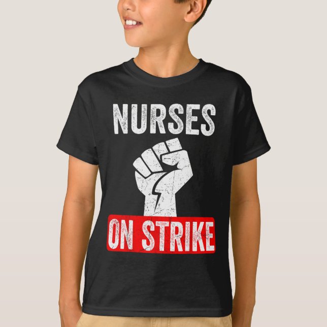 Camiseta Nurses On Strike Nnu National Nurses United Staffi (Anverso)