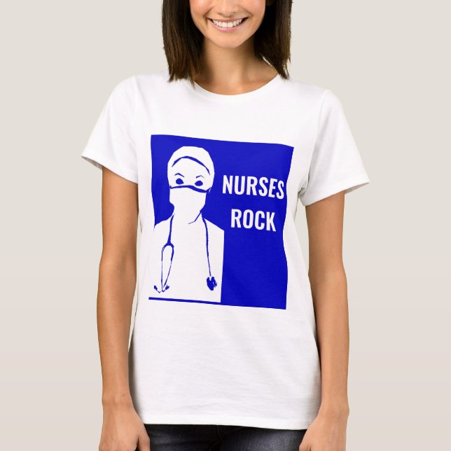 CAMISETA NURSES ROCK (Anverso)