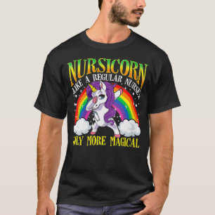 Camiseta Nursicorn Funny Unicorn enfermera registrada RN