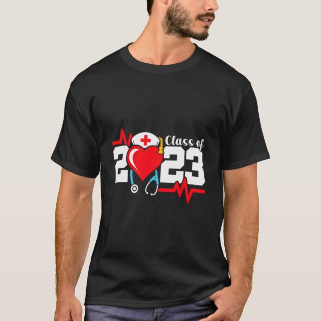 Camiseta Nursing School Graduate Class Of 2023 Nurse Gradua (Anverso)