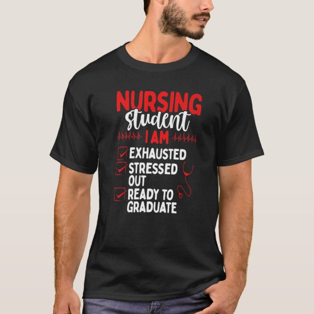 Camiseta Nursing School Graduation  Nursing Student Grad (Anverso)