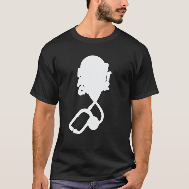 Camiseta Nursing Stethoscope  Caretaker Hospital Oncology N (Anverso)