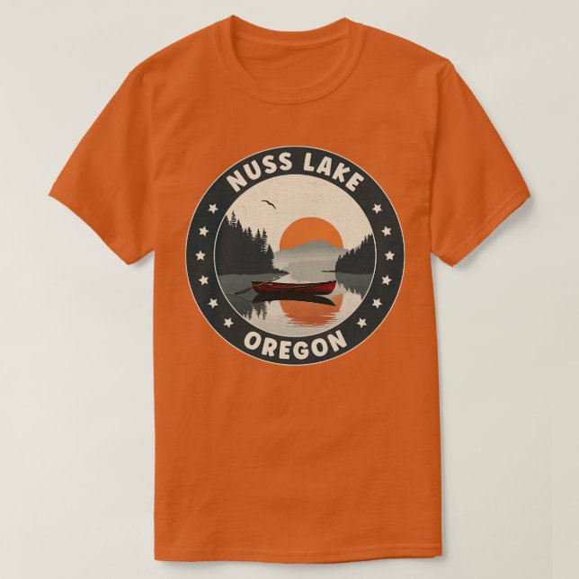 Camiseta Nuss Lake Oregon Sunset (Diseño del anverso)