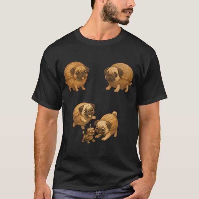 Camiseta Nut Pug Pack de s (Inspirado en Dimension 20: Clou (Anverso)