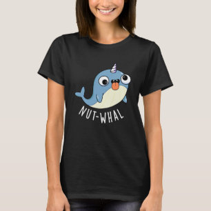 Camiseta Nut-whal Funny Narwhal Pun Dark BG