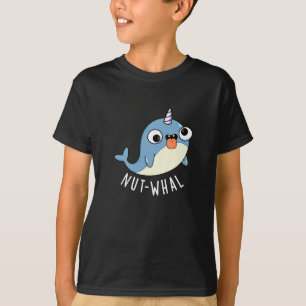 Camiseta Nut-whal Funny Narwhal Pun Dark BG