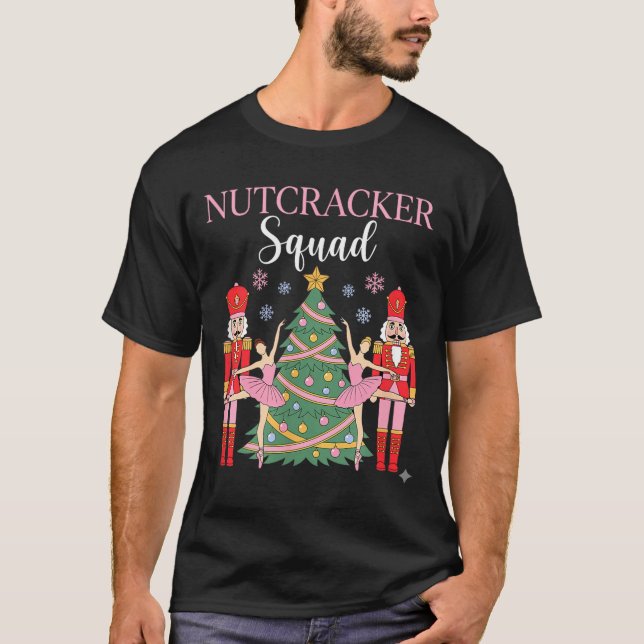 Camiseta Nutcracker Ballet Christmas Ballerina Nk Dance Squ (Anverso)