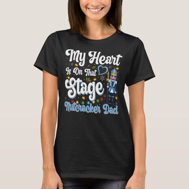 Camiseta Nutcracker Dad Love Ballet Dance Dad (Anverso)