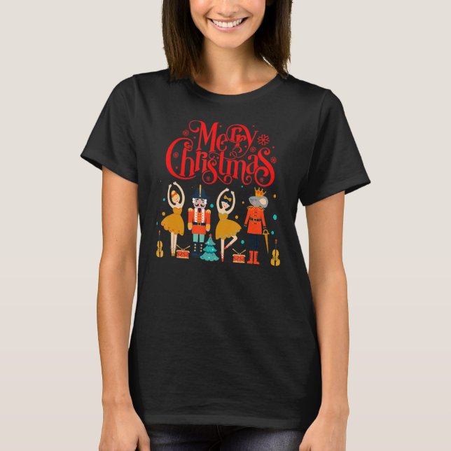 Camiseta Nutcracker Merry Xmas Sugar Pluma Fairy Nutcracker (Anverso)
