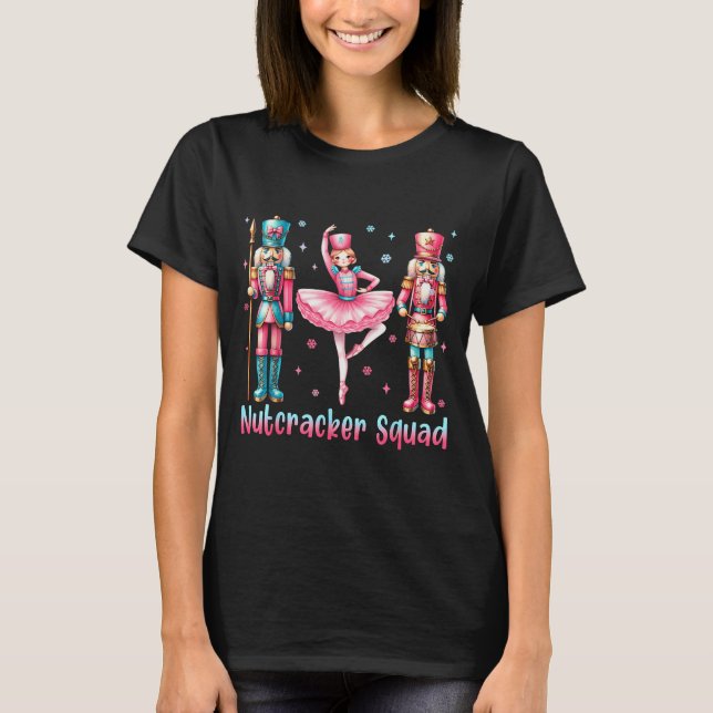 Camiseta Nutcracker Squad Ballet Dance Merry Christmas Wome (Anverso)