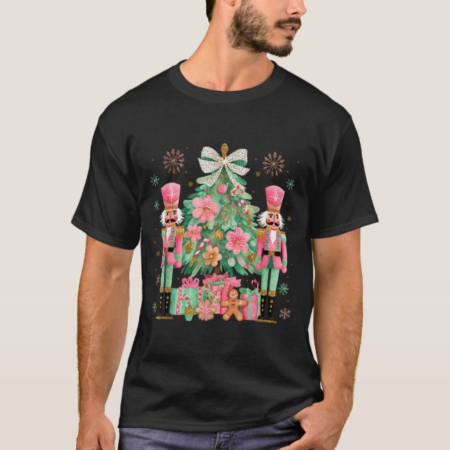Camiseta Nutcracker Squad Christmas Tree Ballet Dance Women (Anverso)
