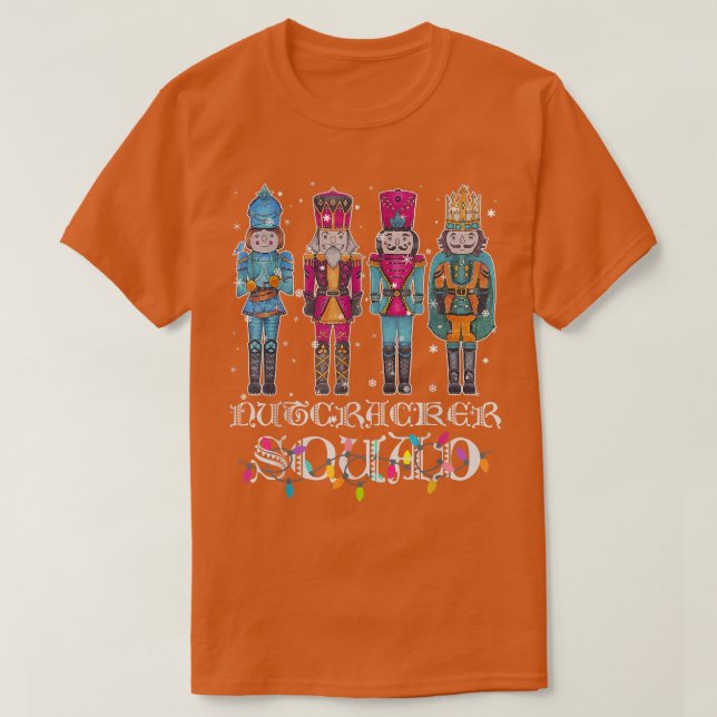 Camiseta Nutcracker Squad Holiday Ballet Dance Ugly Christm (Diseño del anverso)