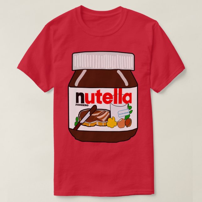 Camiseta Nutella Jar  (Diseño del anverso)