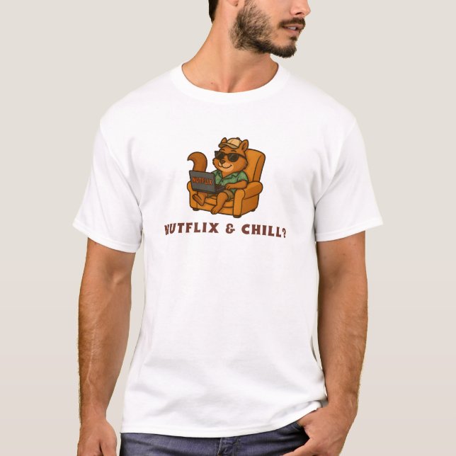 Camiseta Nutflix y Chill (Anverso)
