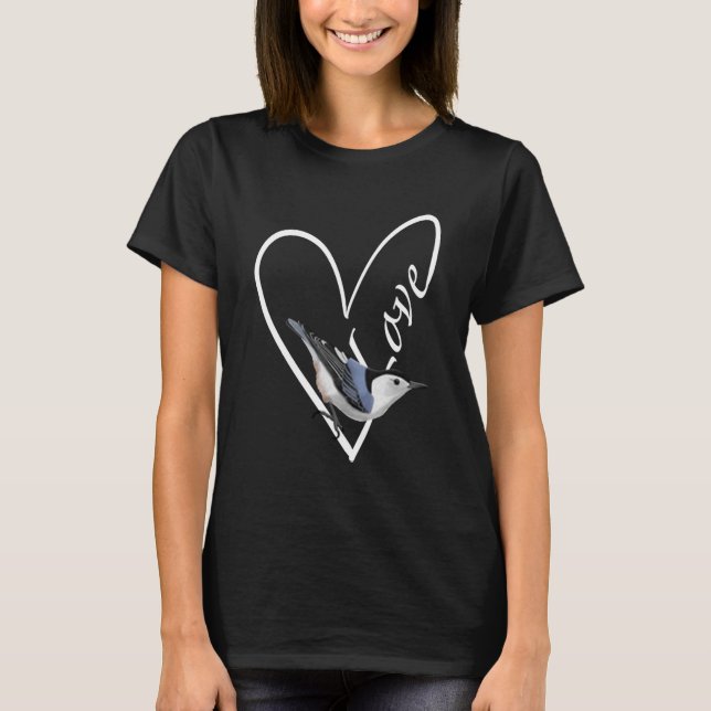 Camiseta Nuthatch Bird Bird Bircher Animal Biólogo 1 (Anverso)