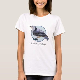 Camiseta Nuthatch blanco