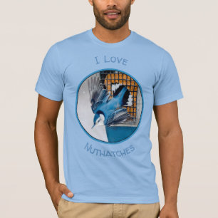 Camiseta Nuthatch blanco en nieve - foto original