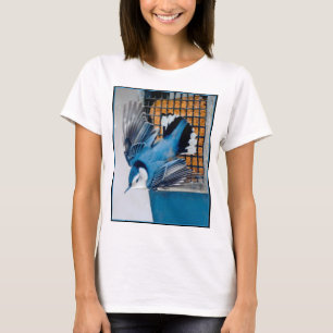 Camiseta Nuthatch blanco en nieve - foto original