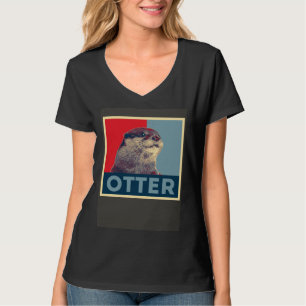 Camiseta Nutria  Animal Independiente Niños Odian Política