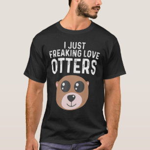 Camiseta Nutria Animal Para Hombres Mujeres Nutria De Mar M
