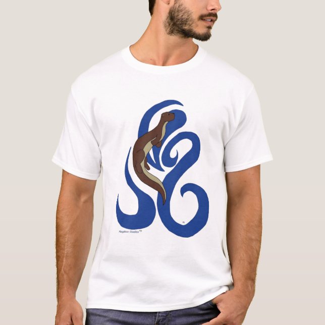 Camiseta Nutria de la natación (Anverso)