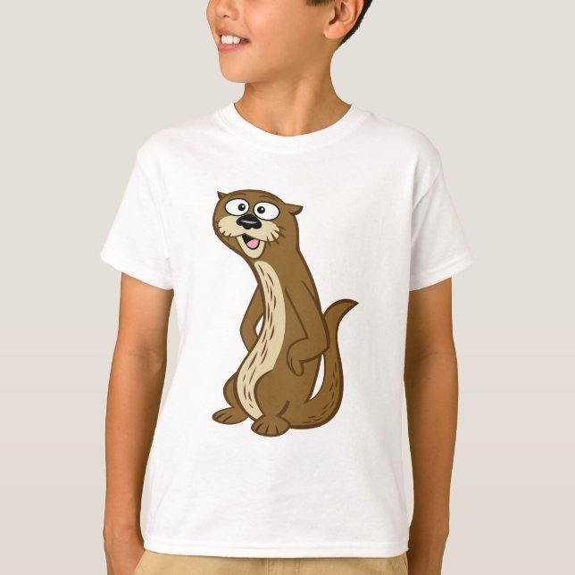 Camiseta Nutria de Rick el | Reggie del guardabosques (Anverso)