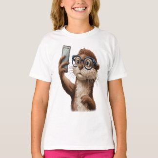 Camiseta nutria divertida