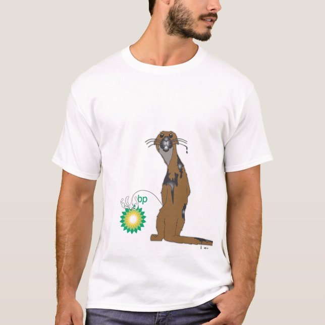 Camiseta Nutria enojada (Anverso)