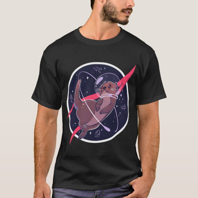 Camiseta Nutria espacial (Anverso)