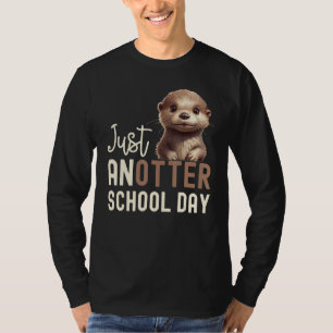 Camiseta Nutria Fría Para Niños Niñas Hombres Chicos Nutria