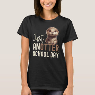 Camiseta Nutria Fría Para Niños Niñas Hombres Chicos Nutria