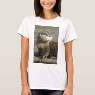 Camiseta Nutria linda del bebé